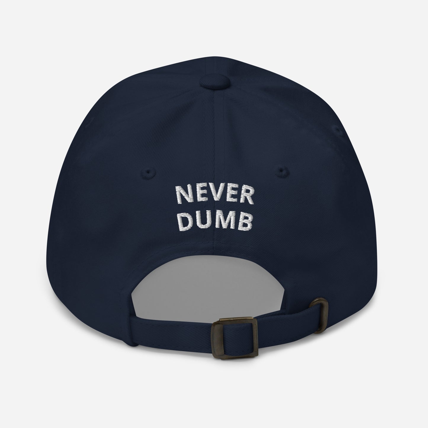 Make America Think Again Dad hat in blue